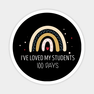 I've Loved My Students 100 Days School Magnet